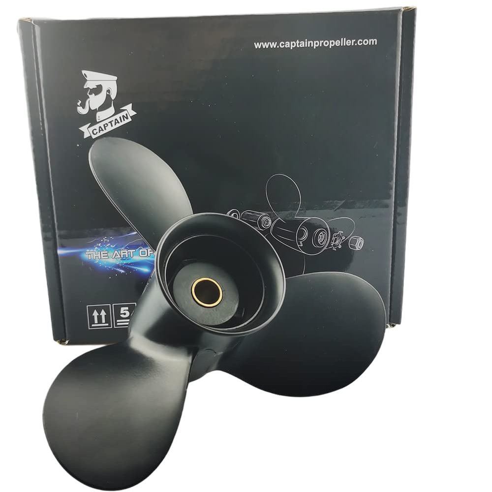 Boatman 8.9x7.5 Aluminum Outboard Boat Propeller fit Mercury Engines 8-9.9 Hp,12 Spline Tooth,RH,OEM NO.48-897614A10