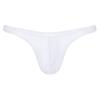 Hedmy Men's Low Rise Stretchy Hip Bikini Briefs Triangle Underwear Sissy Bulge Pouch Panties Thongs White Medium view 1
