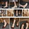 1 Pair Pearls Shoe Strap with Self-Adhesive Heel Cushion Detachable Ankle Straps Belt Band for High Heels Pumps Flats Sandals Pearls Strap with NO Rhinestones Gold view 3