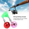 Alomejor Fishing Rod Alarms,10-Piece Dual Alert Bells Secure Fit Fishing Bells for Freshwater Saltwater Anglers Camping Boating view 2