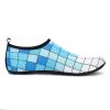 Unisex Young Fashion Comfortable Flexible Mesh Beach Slippers for Beach Swiming Diving Surfing Wading Water Sports Pool Yoga Blue White 9.5-10.5 Men/11-12 Women view 2