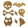 DJR Spooky - Self-Adhesive Down Jacket Repair Patches | Waterproof, Tear-Resistant, Pre-Cut Patches | 7-Piece Set for Outdoor Gear, Sleeping Bags, Backpacks & Tents (Gold) view 1