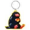 Fantastic Beasts: The Secrets of Dumbledore Rubber Niffler Keychain (One Size) (Black/Yellow/Peach) view 1