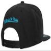 Mitchell & Ness NBA Front Loaded Snapback Hat Cap (Utah Jazz Black) view 2