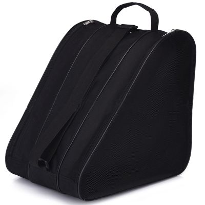 Peyorom Skate Bags - Great for Roller, Ice, Quad, Inline & Figure Skates - Accessories for Kids & Adults (Black)