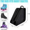 Peyorom Skate Bags - Great for Roller, Ice, Quad, Inline & Figure Skates - Accessories for Kids & Adults (Black) view 2