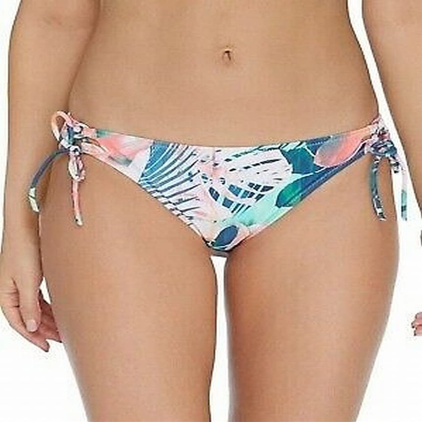Raisins Swimwear Bottom Medium Junior Vieques Sweet Side-Tie Blue M