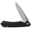 Case XX WR Pocket Knife Kinzua EDC, S35VN Spear Blade, Black Anodized Aluminum Handle W/Clip #64662 (KINZUA) 4 3/4" Inches Closed view 1