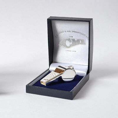 Acme Thunderer Whistle Large Tapered Mouth 58.5 Silver Plated