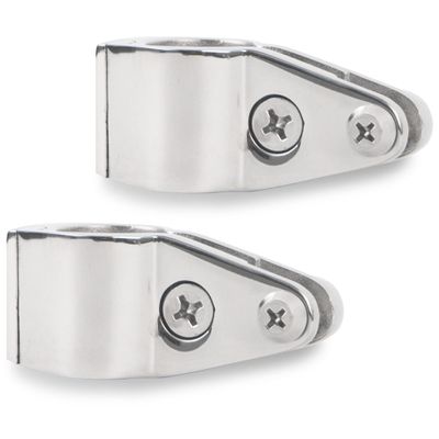Five Oceans Bimini Top Hardware - Marine Bimini Top 7/8-inch Hinged Jaw Slide, Heavy-Duty AISI316 Stainless Steel Bimini Top Mounting Hardware - 2-Pack - FO1632-M2