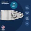 Five Oceans Bimini Top Hardware - Marine Bimini Top 7/8-inch Hinged Jaw Slide, Heavy-Duty AISI316 Stainless Steel Bimini Top Mounting Hardware - 2-Pack - FO1632-M2 view 2