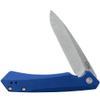 Case XX WR Pocket Knife Kinzua EDC, S35VN Spear Point Blade, Blue Anodized Aluminum Handle W/Clip #64660 (KINZUA) 4 3/4" Inches Closed view 1
