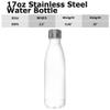 Fifth Sun Marvel Hawkeye Christmas Lights Logo 17 oz Stainless Steel Water Bottle, 17 Ounce, Multicolored view 3