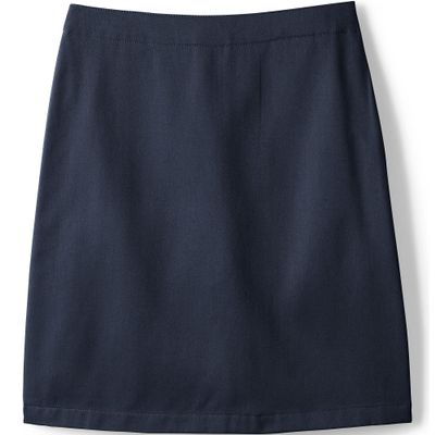 Lands' End Girls Blend Chino Skort Top of Knee 16 Classic Navy