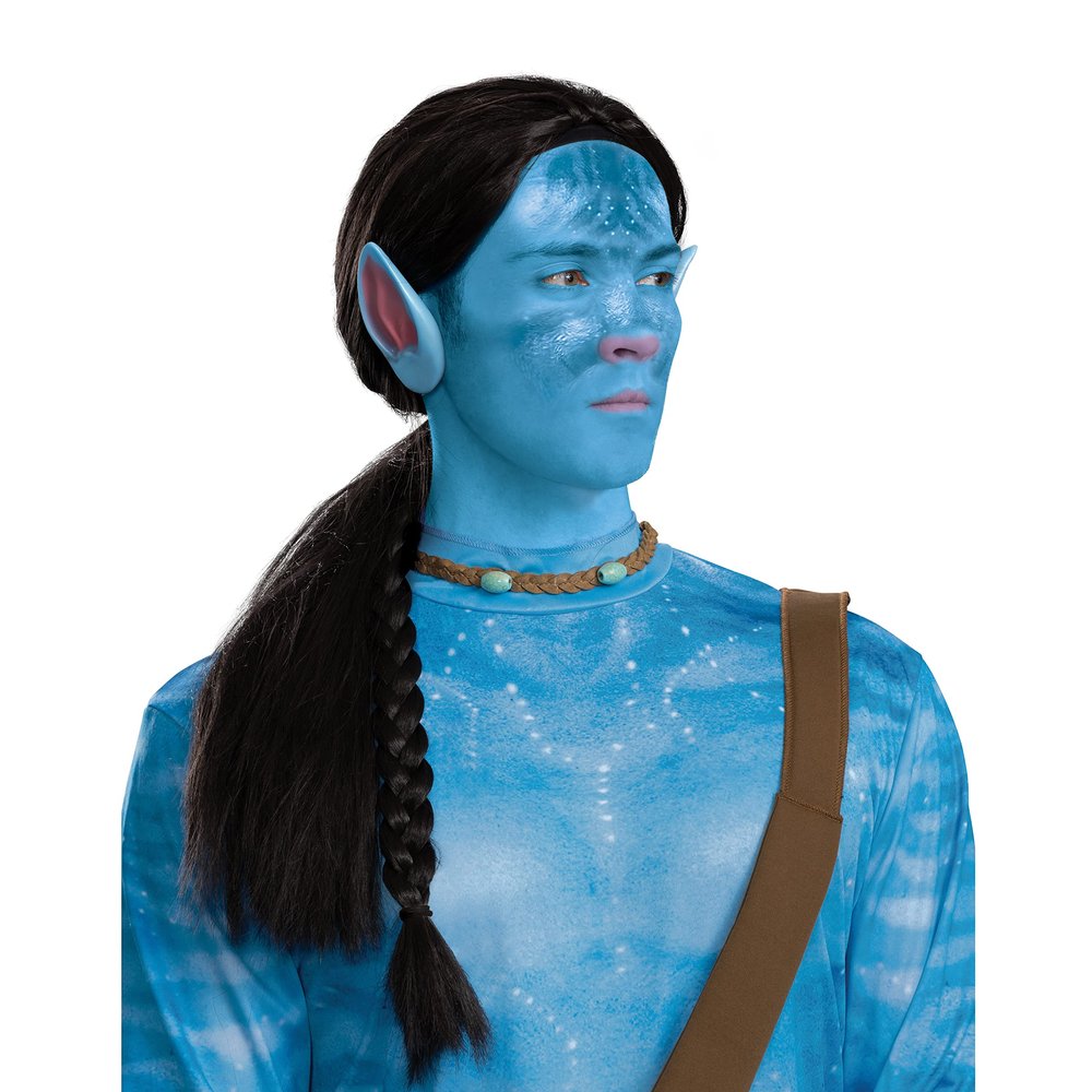 Jake Reef Look Adult Wig, Official Disney Avatar Way of The Water Adult Costume Accessory