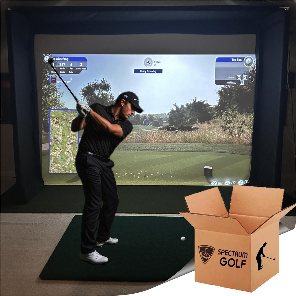 Golf Cage-Padded-DIY-Premium Poly Spacer Golf Screen-US Made (144 x 108 x 60)