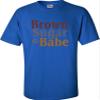5X-Large Royal Mens Brown Sugar Babe Black Women Heritage Pride T-Shirt view 2