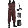Foxelli Chest Waders, Waterproof 4mm Neoprene Hunting & Fishing Waders for Men & Women with Boots view 1