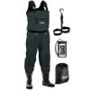 Foxelli Chest Waders, Waterproof 4mm Neoprene Hunting & Fishing Waders for Men & Women with Boots view 1