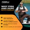 Foxelli Chest Waders, Waterproof 4mm Neoprene Hunting & Fishing Waders for Men & Women with Boots view 3