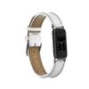 TRYBEST Sport Band Compatible with Fitbit Luxe, Leather Strap Sport Bracelet Adjustable Replacement Strap Compatible with Fitbit Luxe for Women Men - White view 2