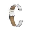 TRYBEST Sport Band Compatible with Fitbit Luxe, Leather Strap Sport Bracelet Adjustable Replacement Strap Compatible with Fitbit Luxe for Women Men - White view 3