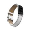 TRYBEST Sport Band Compatible with Fitbit Luxe, Leather Strap Sport Bracelet Adjustable Replacement Strap Compatible with Fitbit Luxe for Women Men - White view 4