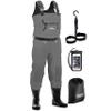 Foxelli Chest Waders, Waterproof 4mm Neoprene Hunting & Fishing Waders for Men & Women with Boots view 1