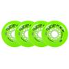 Labeda Roller Hockey Wheels Gripper Crossover X-Soft 74A Green 80mm - Set of 4, 80mm 4-Pack view 1