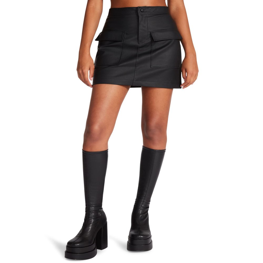 Steve Madden Apparel Women's Devon, Black, 4