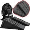 Gym Docs Squat Wedge Block: Doctor-Designed Pair of Adjustable, Non-Slip Slant Boards for Elevated Heel Squats, Deadlifts, and Calf Stretching - Physical Therapy Equipment for Strength Training view 1