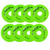 Labeda Roller Hockey Wheels Gripper Crossover X-Soft 74A Green 76mm - Set of 8 Green A Soft 76mm 8-Pack view 1