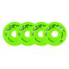 Labeda Roller Hockey Wheels Gripper Crossover X-Soft 74A Green 72mm - Set of 4, Green 74A (X-Soft), 72mm 4-Pack view 1