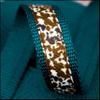 Country Brook Design - 5/8 Inch Cow Print Ribbon on 1 Inch Teal Nylon Webbing (10 Yards) view 3