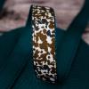 Country Brook Design - 7/8 Inch Cow Print Ribbon on 1 Inch Teal Nylon Webbing (50 Yards) view 3