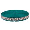 Country Brook Design - 5/8 Inch Cow Print Ribbon on 1 Inch Teal Nylon Webbing (50 Yards) view 1