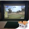 SPECTRUM GOLF SIMULATORS- Golf Impact Screen Poly Mesh for Golf Simulator-Triple Hemmed-US Made (120 x 96) view 1
