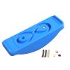 PHASFBJ Board Exercise for Fitness with Roller Board Balancing for Surf, Ski, Snowboard and Skateboarding, Kids Rocking Seesaw Plastic Balance Board with 3 Balls,Blue,1 view 1