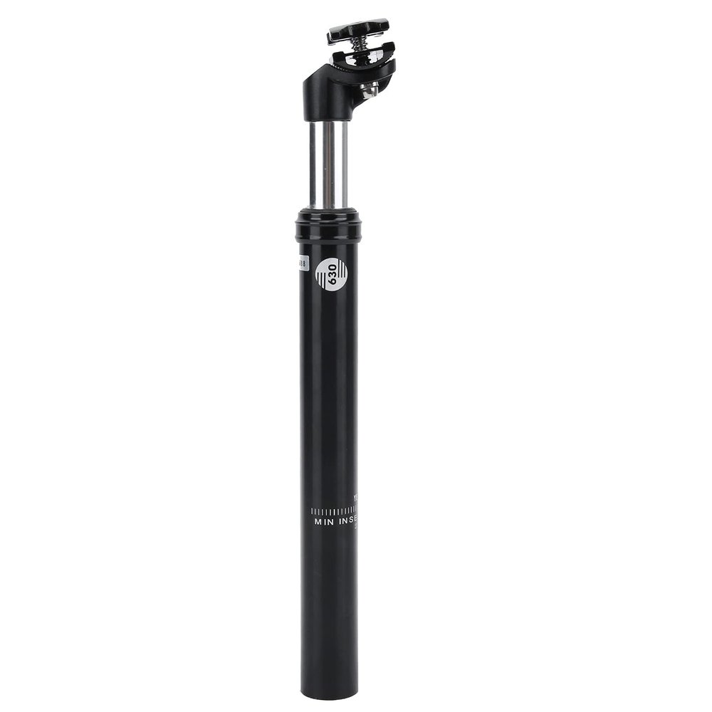 31.6mm Bike Suspension Seatpost - Adjustable Hydraulic Shock Absorber with Aluminum Alloy Construction for Mountain Road Bicycle Comfort Riding