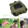 Luqeeg Outdoor Solar Heated Shower Bath Bag, Portable Water Storage Bags for Shower, 20 Liter Camping Shower Bag Kit with Thermomete, Storage Mesh Bag, Handle, Hose and Shower Nozzle view 2