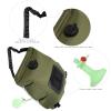 Luqeeg Outdoor Solar Heated Shower Bath Bag, Portable Water Storage Bags for Shower, 20 Liter Camping Shower Bag Kit with Thermomete, Storage Mesh Bag, Handle, Hose and Shower Nozzle view 3