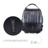 Luqeeg Outdoor Solar Heated Shower Bath Bag, Portable Water Storage Bags for Shower, 20 Liter Camping Shower Bag Kit with Thermomete, Storage Mesh Bag, Handle, Hose and Shower Nozzle view 4