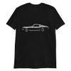 JG Infinite 1968 Stang GT Fastback Collector Pony Car Short-Sleeve Unisex T-Shirt Black view 1