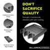 BILLIARDS XPRESS Portable Pool Stick Claw Rack Holds Cues Against Table, Bar or Chair Weighted Solid Wood with Rounded Edges and Non-Slip Pad (Black, 3 Cue Claw) view 4