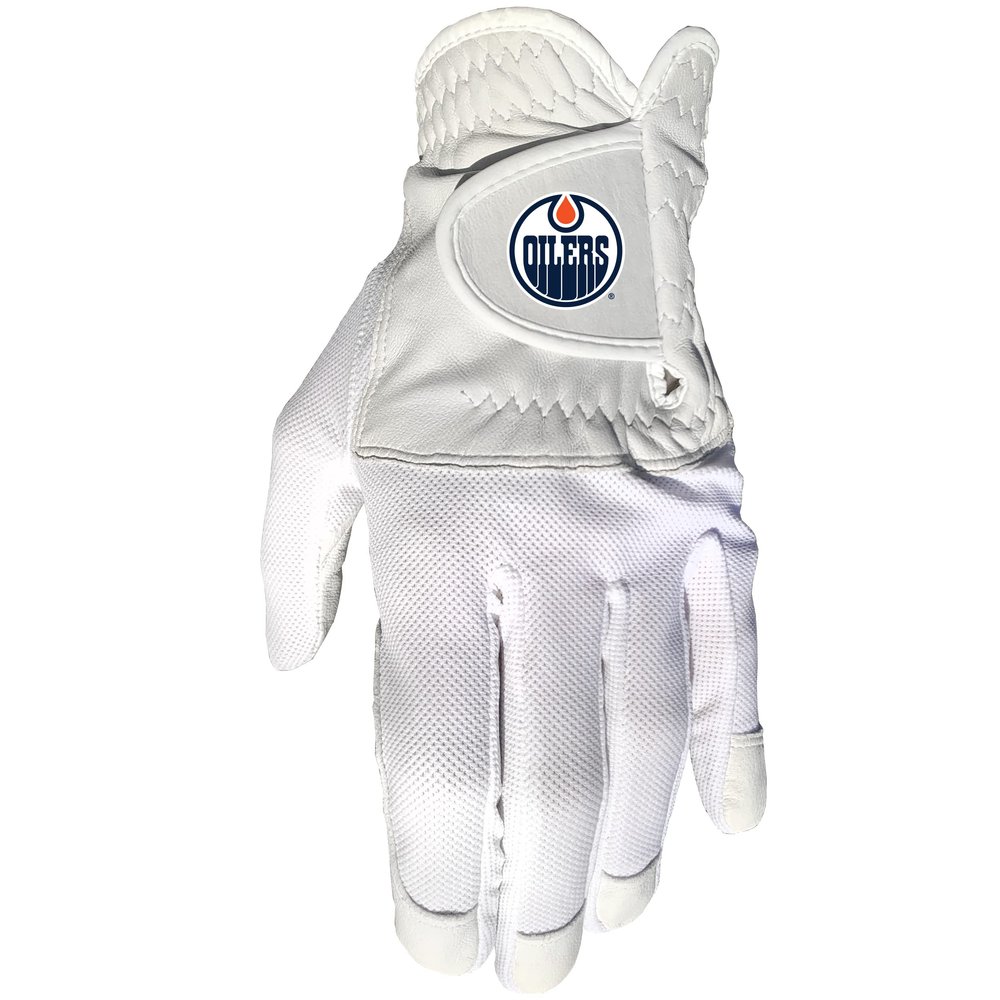 Team Golf NHL Edmonton Oilers Cool Mesh with Cabretta Leather - One Size - Mens Left Team Golf NHL Cool Mesh with Cabretta Leather - One Size - Mens Left