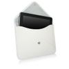 BoxWave Case Compatible with Icarus eXceL - Elite Leather Messenger Pouch, Synthetic Leather Cover Case Envelope Design - Ivory White view 3
