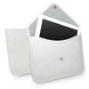 BoxWave Case Compatible with Icarus eXceL - Elite Leather Messenger Pouch, Synthetic Leather Cover Case Envelope Design - Ivory White view 4