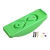 PHASFBJ Board Exercise for Fitness with Roller Board Balancing for Surf, Ski, Snowboard and Skateboarding, Kids Rocking Seesaw Plastic Balance Board with 3 Balls,Green,1 view 1