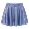 easyforever Kids Girls Sequins Metallic Skater Skort Ballet Dance Athletic Skirt Latin Ballroom Performance Mini Skirt Royal Blue 13-14 Years view 1