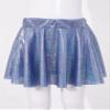 easyforever Kids Girls Sequins Metallic Skater Skort Ballet Dance Athletic Skirt Latin Ballroom Performance Mini Skirt Royal Blue 13-14 Years view 4